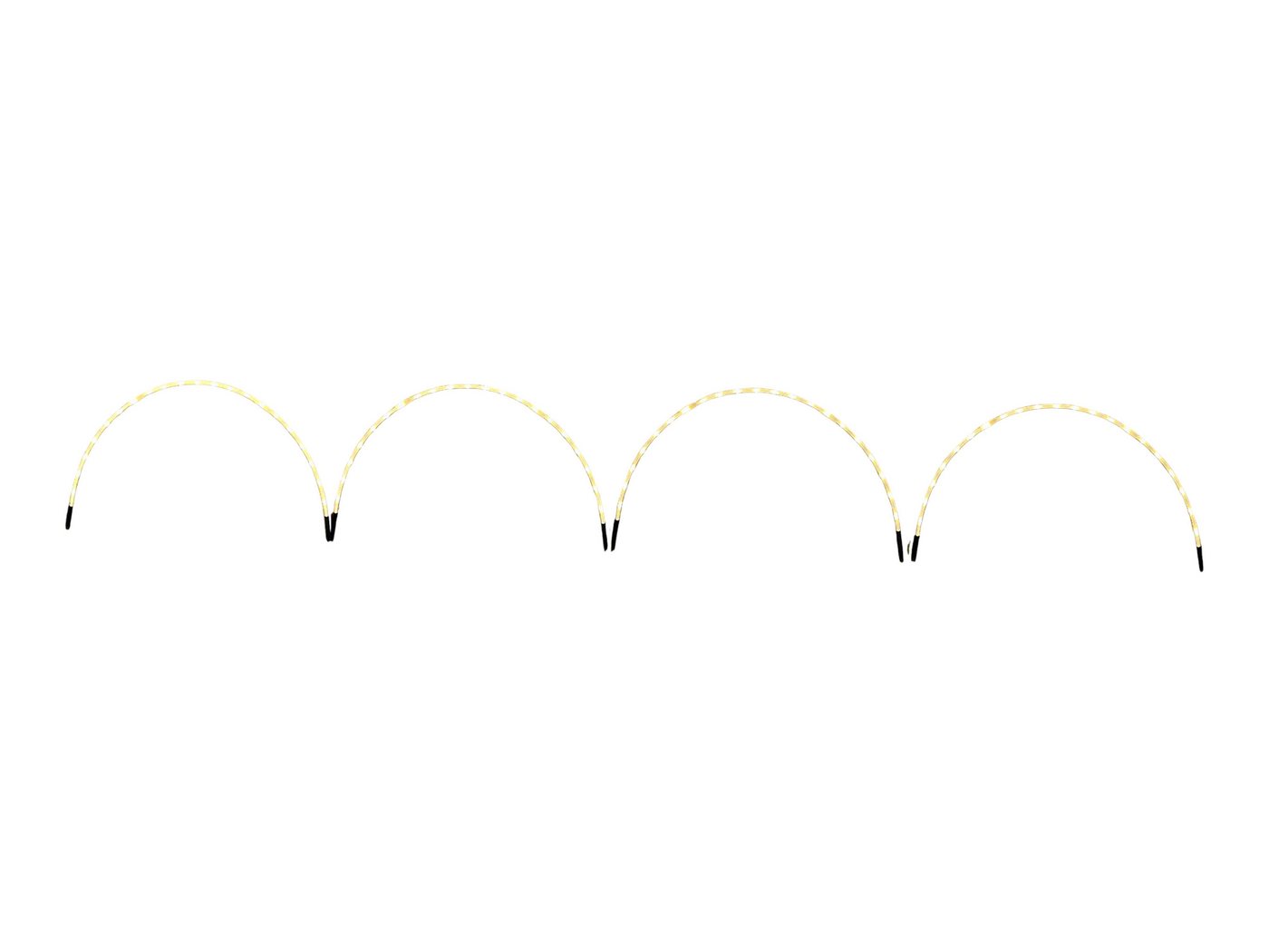 F-H-S International LED Gartenleuchte, Timer, LED, warmweiß, 4 Bögen je 24 LEDs warmweiß 6/18h Timer F-H-S International LED Gartenleuchte, Timer, LED, warmweiß, 4 Bögen je 24 LEDs warmweiß 6/18h Timer von F-H-S International