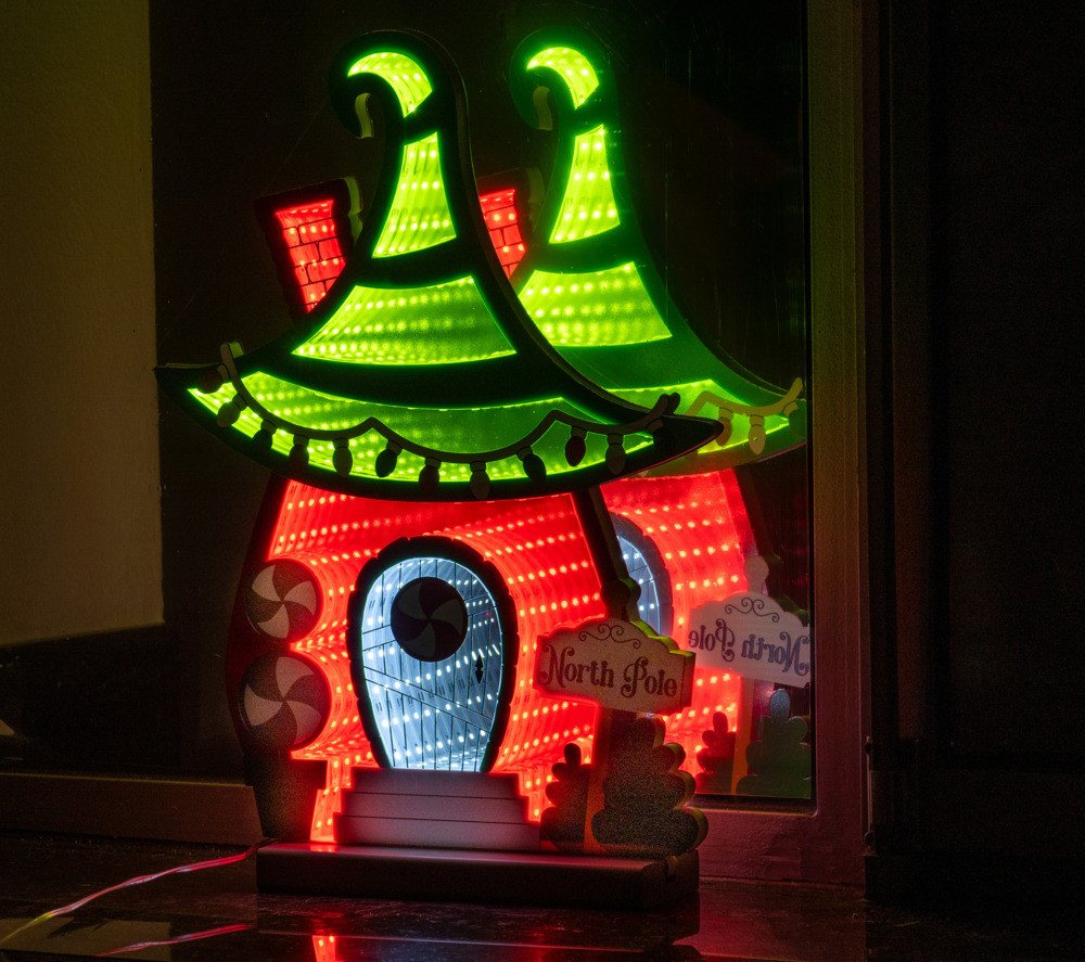 F-H-S International LED-Leuchtmittel LED Haus mit Infinity Effekt 40cm F-H-S International LED-Leuchtmittel LED Haus mit Infinity Effekt 40cm von F-H-S International