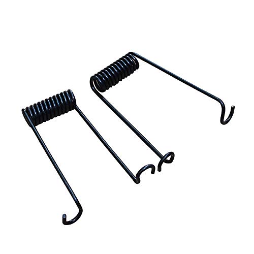 F-MINGNIAN-SPRING 1 Paar Torsionsfeder mit Haken Vogelkäfig Falle Links rechts, 4.0x19.5x100mm 1pair von F-MINGNIAN-SPRING