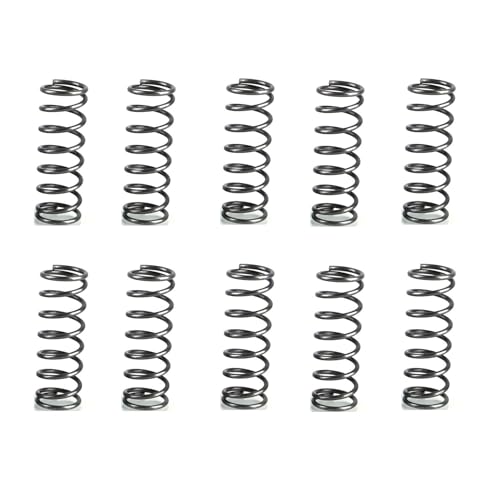 F-MINGNIAN-SPRING 10 Stück Metall-Spiralfedern, 0,4 mm Drahtdurchmesser x 6 mm Außendurchmesser (5–50) mm Länge (Größe: 0,4 x 6 x 10 mm) von F-MINGNIAN-SPRING
