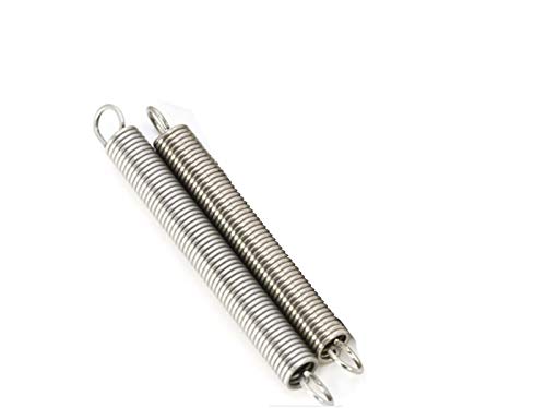 F-MINGNIAN-SPRING 2pc Draht 1,0 mm Außendurchmesser 10 mm Doppelhaken Lange Expansion Zugfedern Hardware Zubehör 304 Edelstahl Länge 60mm-150mm (Größe : 1x10x130mm) von F-MINGNIAN-SPRING