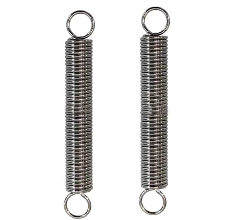 F-MINGNIAN-SPRING 2pc Draht 1,5 mm Außendurchmesser 10 mm Doppelhaken Lange Expansion Zugfedern Hardware Zubehör 304 Edelstahl Länge 60mm-150mm (Größe : 1.5x10x60mm) von F-MINGNIAN-SPRING
