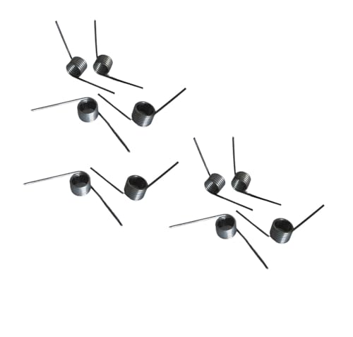 F-MINGNIAN-SPRING Metallfeder, Drehfeder, 1,4 mm Draht-Durchmesser x 12 mm Außendurchmesser (35-50) Beinlänge 5 Stück, 1.4x12x50mm von F-MINGNIAN-SPRING