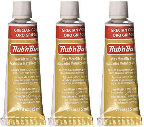 F|S FRAMER SUPPLY Rub 'n Buff The Original Wax Metallic Finish Grecian Gold, 0.5 Fluid Ounces, Metallic Paint von F|S FRAMER SUPPLY