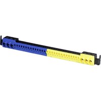 9910010 Steckklemme Blau, Gelb Leiter-Typ = n, pe - F-tronic von F-Tronic