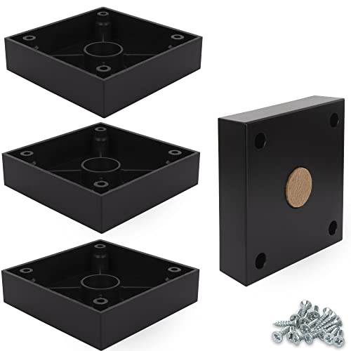 F!XBL Möbelfüße Möbelbeine 2,5 cm hoch mit Filzgleiter Modell Cuba Grande Möbelfüße Schwarz Eckig 4er Set F!XBL Möbelfüße Möbelbeine 2,5 cm hoch mit Filzgleiter Modell Cuba Grande Möbelfüße Schwarz Eckig 4er Set von F!XBL