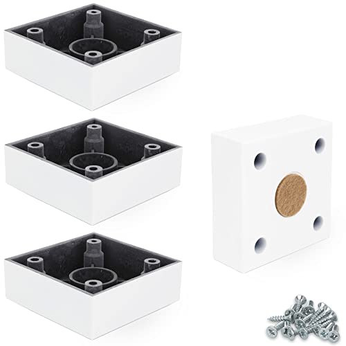 F!XBL Möbelfüße Möbelbeine 2,5 cm hoch mit Filzgleiter Modell Cuba Grande Möbelfüße Weiß Eckig 4er Set F!XBL Möbelfüße Möbelbeine 2,5 cm hoch mit Filzgleiter Modell Cuba Grande Möbelfüße Weiß Eckig 4er Set von F!XBL