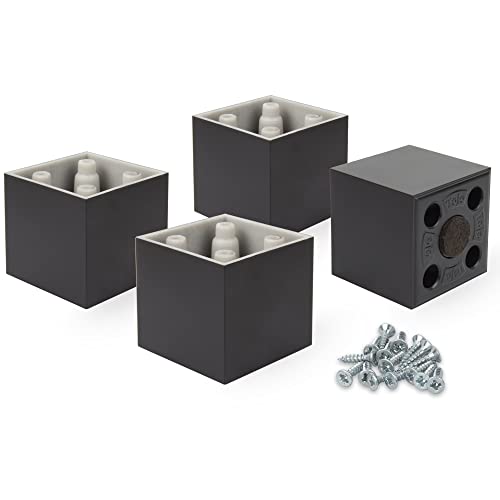 F!XBL Möbelfüße Möbelbeine 5 cm hoch mit Filzgleiter Modell Cuba Möbelfüße Schwarz Eckig 4er Set F!XBL Möbelfüße Möbelbeine 5 cm hoch mit Filzgleiter Modell Cuba Möbelfüße Schwarz Eckig 4er Set von F!XBL