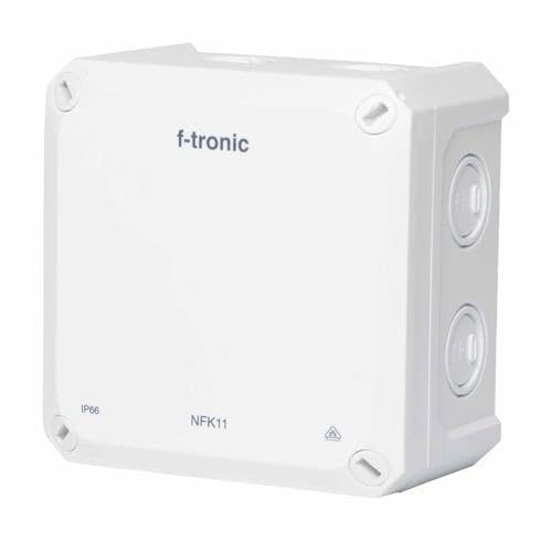 f-tronic FR-Abzweigkasten NFK11ws, IP66, weiß, NEPTUN Compact (110x110x67mm) von F-tronic