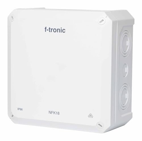 f-tronic FR-Abzweigkasten NFK18ws, IP66, weiß, NEPTUN Compact (180x180x93mm) von F-tronic