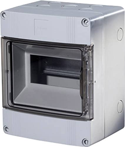 f-tronic 7240031 Feuchtraum-Kleinverteiler IP65, 6 Module, APV6 Grau von F-tronic