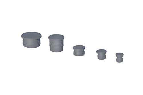 f-tronic Rohrverschlussstopfen mit Durchstoßmembran M25, Inhalt: 50, schwarz, E08 von F-tronic