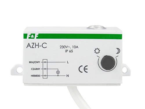 Dämmerungsschalter mit Internen Licht Sensor Lichtsensor Dämmerungssautomat Dämmerungssensor F&F AZH-C 1023 Dämmerungsschalter mit Internen Licht Sensor Lichtsensor Dämmerungssautomat Dämmerungssensor F&F AZH-C 1023 von F&F