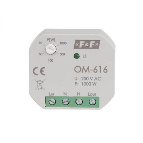 Leistungsbegrenzer 0,02-1 kW 5A 85-265V AC OM-616 F&F von F&F