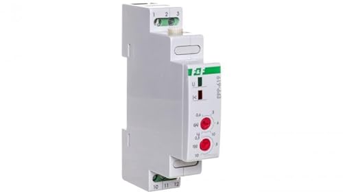 Stromkontrollrelais 1-Phasen 0,6-16A AC 1P 0,5-10sek EPP-619 f&f 5908312593928 von F&F