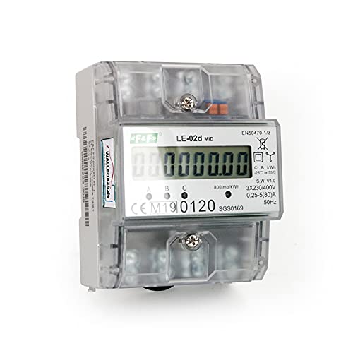 Wallbox24 Energieverbrauchszähler MID geeicht für Wallbox Ladestation Drehstromzähler Wallbox24 Energieverbrauchszähler MID geeicht für Wallbox Ladestation Drehstromzähler von F&F