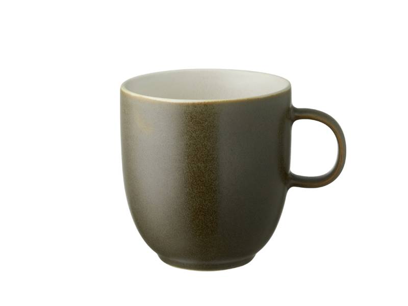 F&H Becher STUDIO ROUND NORTH 0,33 Liter in Farbe Matte moss/Matte white von F&H