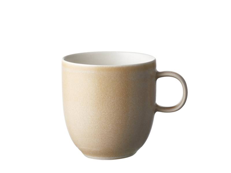 F&H Becher STUDIO ROUND NORTH 0,33 Liter in Farbe Matte sand/Matte white von F&H