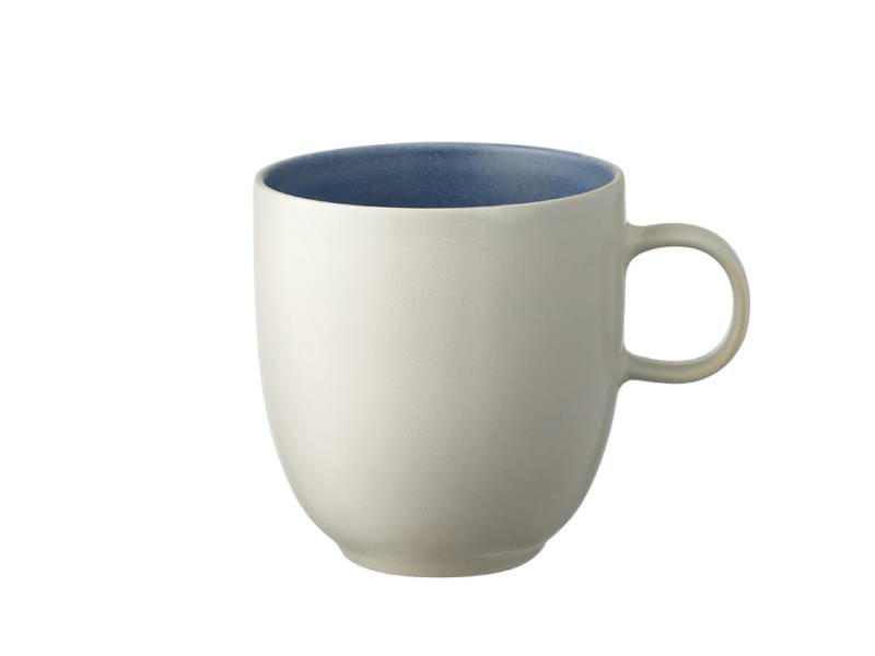 F&H Becher STUDIO ROUND NORTH 0,33 Liter in Farbe Matte white/Matte river von F&H