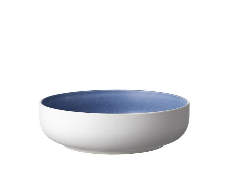 F&H Pastateller STUDIO ROUND NORTH in Farbe Matte white/Matte river von F&H