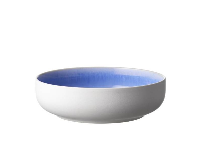F&H Pastateller STUDIO ROUND NORTH in Farbe Matte white/Shiny river von F&H