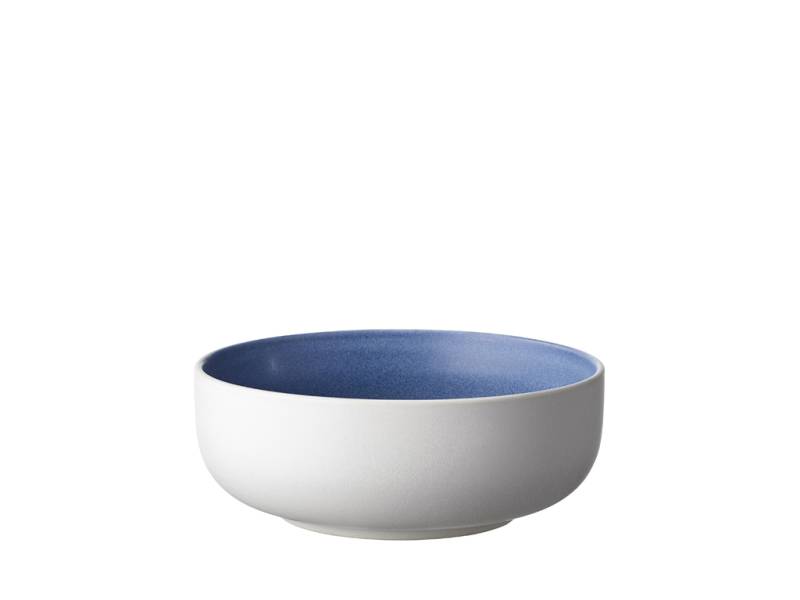F&H Schale STUDIO ROUND NORTH in Farbe Matte white/Matte river von F&H