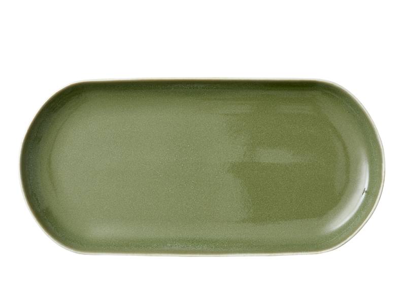 F&H Servierplatte STUDIO ROUND NORTH in Farbe Matte white/Shiny moss F&H Servierplatte STUDIO ROUND NORTH in Farbe Matte white/Shiny moss von F&H