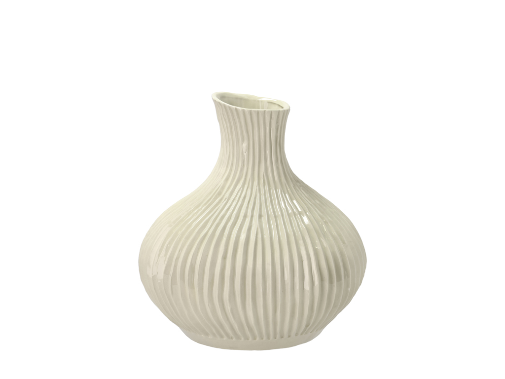 F&H Vase VILLA COLLECTION EIK in Farbe Weiß F&H Vase VILLA COLLECTION EIK in Farbe Weiß von F&H