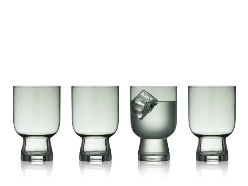 F&H Wasserglas LYNGBY GLAS SORRENTO 0,3 Liter in Farbe Grün von F&H