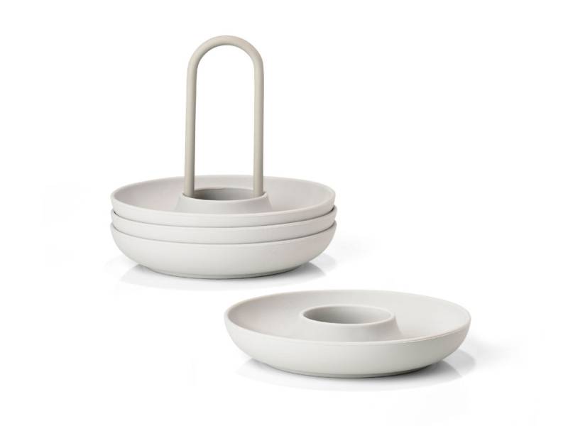 Zone Denmark Eierbecher m. Halter 11,2 cm in Farbe warm grey Zone Denmark Eierbecher m. Halter 11,2 cm in Farbe warm grey von F&H