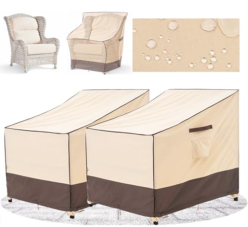 F&J Outdoors Abdeckung Gartenstühle Wasserdicht 89x99x66/91cm 2er-Pack Gartenstuhl Abdeckung Gartenmöbel Schutz Abdeckungen Plane Gartenmöbel Wasserdicht Abdeckung für Gartenmöbel F&J Outdoors Abdeckung Gartenstühle Wasserdicht 89x99x66/91cm 2er-Pack Gartenstuhl Abdeckung Gartenmöbel Schutz Abdeckungen Plane Gartenmöbel Wasserdicht Abdeckung für Gartenmöbel von F&J Outdoors
