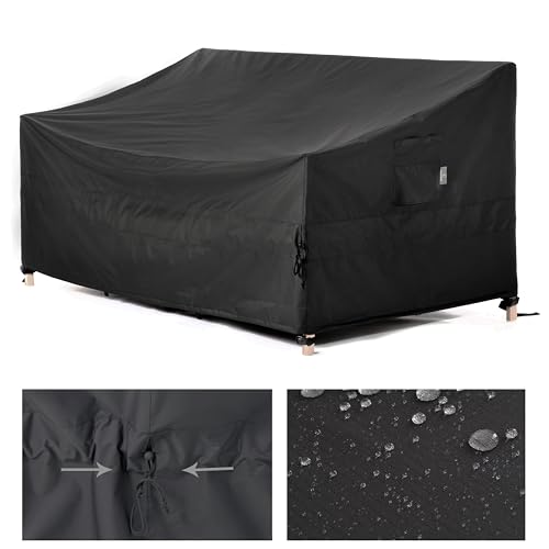 F&J Outdoors Gartensofa Abdeckung Wasserdicht Bank Abdeckungen 2-3 Sitzer Patio Stoff Sofa Abdeckungen Outdoor-Möbel Cinched Taille Winddicht Protector Schwarz,147x89x64/89cm F&J Outdoors Gartensofa Abdeckung Wasserdicht Bank Abdeckungen 2-3 Sitzer Patio Stoff Sofa Abdeckungen Outdoor-Möbel Cinched Taille Winddicht Protector Schwarz,147x89x64/89cm von F&J Outdoors