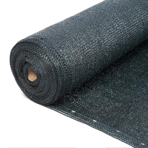 F & R Sichtschutz Garten Zaunblende I Sichtschutz Zaun I Schattiernetz Antrazit PE 1m x 30m 150g/m² I Sichtschutzmatte Für Zaun Gartenzaun Gartensichtschutz UV-Stabil Wetterfest von F & R