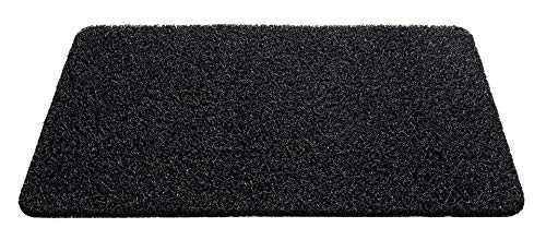 F & S Spaghetti-Curly Fußmatte, 60 x 80 cm, extrem robust, speziell für den Außenbereich, Farbe: schwarz, frostbeständig, Dicke: 13 mm, in 4 Farben erhältlich. von INSGEER