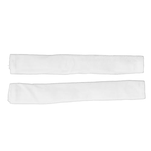 2pcs Kühlschrankgriffe - einstellbare Stoffschutz für Kühlschrank, Geschirrspüler, Ofen, Mikrowelle (Weiß) von F&Y
