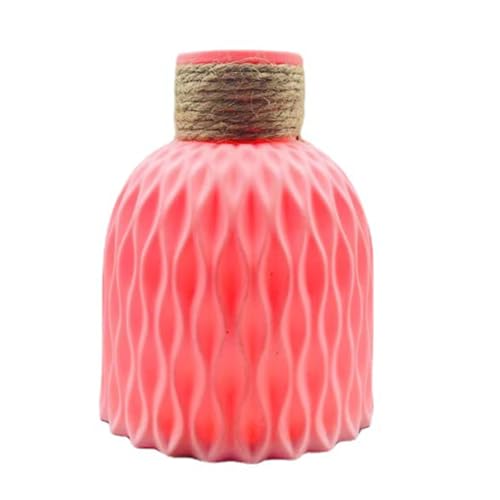 Ananasform Dekorativen Plastikblumentopf Kleiner Desktop -Pflanzen -Pflanzer für Innenhäuser -Büro -Gebrauch (Rosa) von F&Y