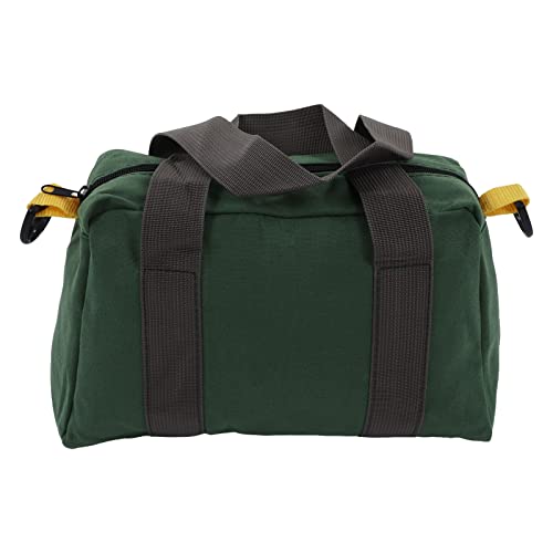 Best Technician's Wide Mouth Canvas Werkzeugtasche, wasserdicht, hohe Kapazität, Aufbewahrungstasche mit robustem Reißverschluss für Elektriker, Mechaniker und Tischler (30,5 cm) von F&Y
