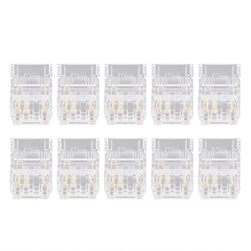F&Y 10PCS COB LED Streifen zu Draht Anschlüsse 10mm 3Pin Transparente Lötfreie Licht Streifen Stecker für Home Office schule F&Y 10PCS COB LED Streifen zu Draht Anschlüsse 10mm 3Pin Transparente Lötfreie Licht Streifen Stecker für Home Office schule von F&Y