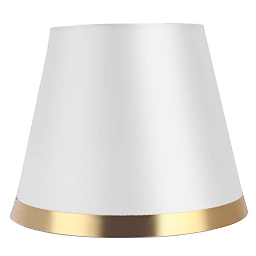 Stofflampenschatten - europäischer Stil moderner Lampenschirm für E27 Tischlampe oder Bodenlicht für Heimschlafzimmer Dekoration (Px148 grau) von F&Y