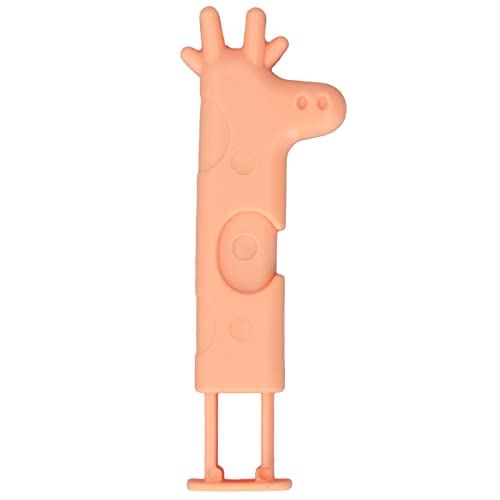 Versiegelungsclips Starker Griff Plastik Beutelclips Giraffenform Lebensmittel Aufbewahrung Snack Brot Chip Beutel Klammer (Giraffe -Versiegelungsumhang - Orange) von F&Y