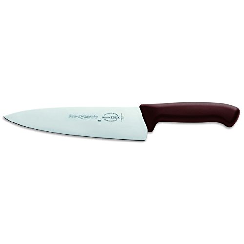 Dick großes Küchenmesser 21 cm - Griff braun - Messer zum zerlegen, zerteilen und schneiden von Fleisch, Fisch oder Gemüse von F. DICK
