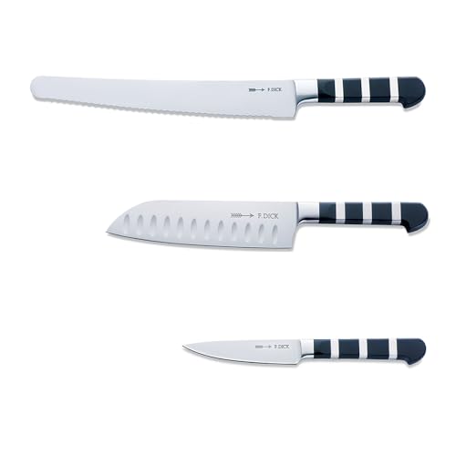 F. DICK 1905 Set (3-Teiliges Messerset, bestehend aus Santoku/Officemesser/Universalmesser, Küchenmesser) 81974200 von F. DICK