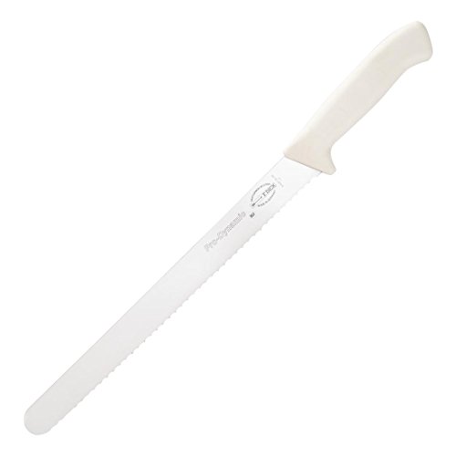 F. DICK Aufschnittmesser ProDynamic 30 cm - rostfrei, Klinge extra scharf, Wellenschliff, 56 HRC, Brotmesser ergonomischer Griff leicht - Spezialstahl Küchenmesser - Profi Messer - 85037302-05 - weiß F. DICK Aufschnittmesser ProDynamic 30 cm - rostfrei, Klinge extra scharf, Wellenschliff, 56 HRC, Brotmesser ergonomischer Griff leicht - Spezialstahl Küchenmesser - Profi Messer - 85037302-05 - weiß von F. DICK