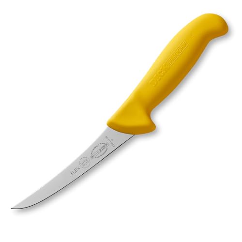 F. DICK Ausbeinmesser, ErgoGrip, flexibel (Messer mit Klinge 13cm, X55CrMo14 Stahl, nichtrostend, 56° HRC) 82981131-02, Gelb von F. DICK