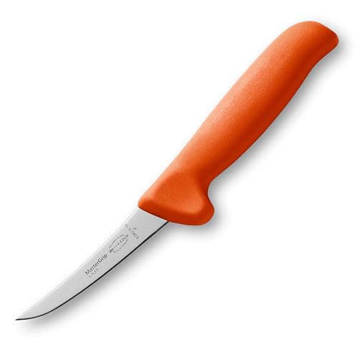 F. DICK Ausbeinmesser, Semi-Flex, Metzgermesser MasterGrip (Messer mit Klinge 10 cm, X55CrMo14 Stahl, nichtrostend, 56 HRC) 82882101-53 - Orange von F. DICK