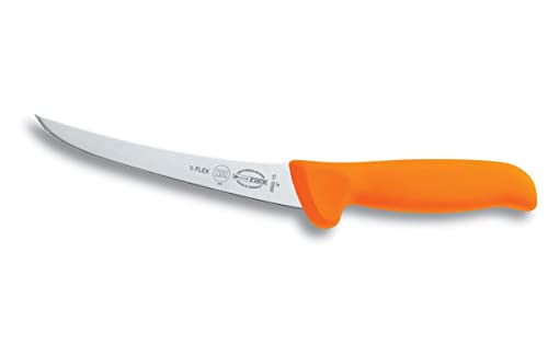 F. DICK Ausbeinmesser, Semi-Flex, Metzgermesser MasterGrip (Messer mit Klinge 15 cm, X55CrMo14 Stahl, nichtrostend, 56 HRC) 82882151-53 - Orange von F. DICK