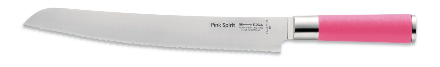 F. DICK Brotmesser F. DICK Pink Spirit Brotmesser Klinge 26cm Küchenmesser Wellenschliff F. DICK Brotmesser F. DICK Pink Spirit Brotmesser Klinge 26cm Küchenmesser Wellenschliff von F. DICK