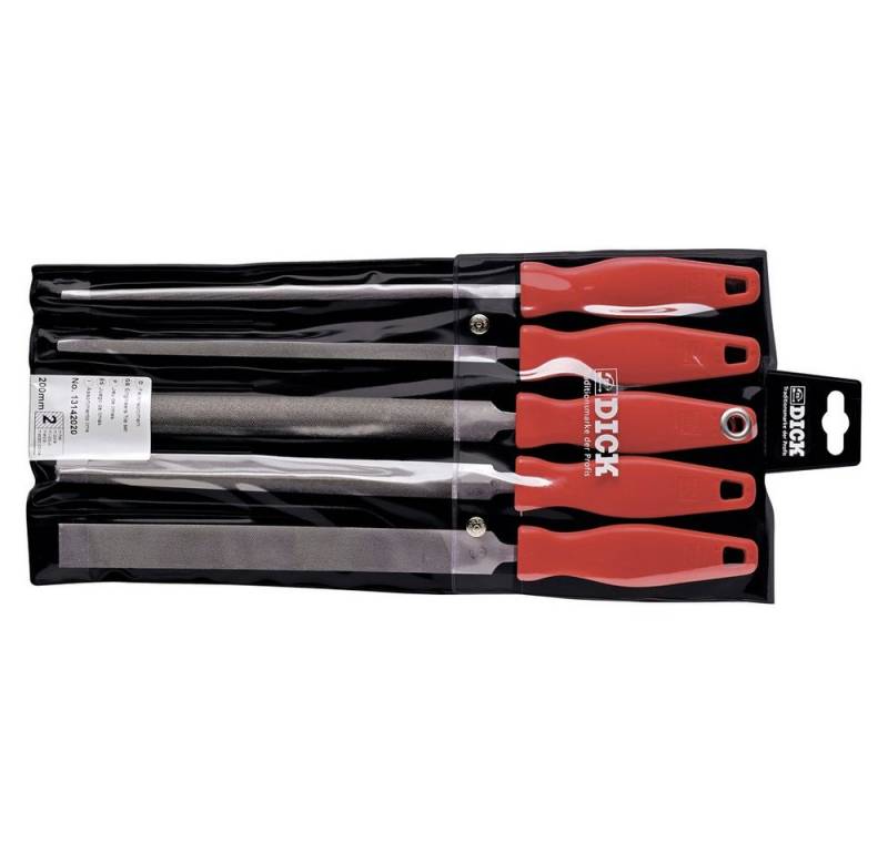 F. DICK Feile Dick 13142020 Feilen-Satz 200/2 5-tlg. Länge 200 mm 1 Set von F. DICK