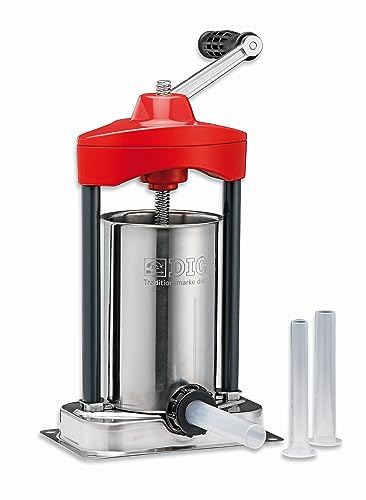 F. DICK HTW Hausschlachter-Tischwurstfüller 3 Liter/5 lb (für Hobbyköche, Jäger und BBQ-Fans, Wurstfüller, Wurstmaschine, Hand-Wurstfüllmaschine, Fassungsvermögen: 3 Liter) 90603000 von F. DICK