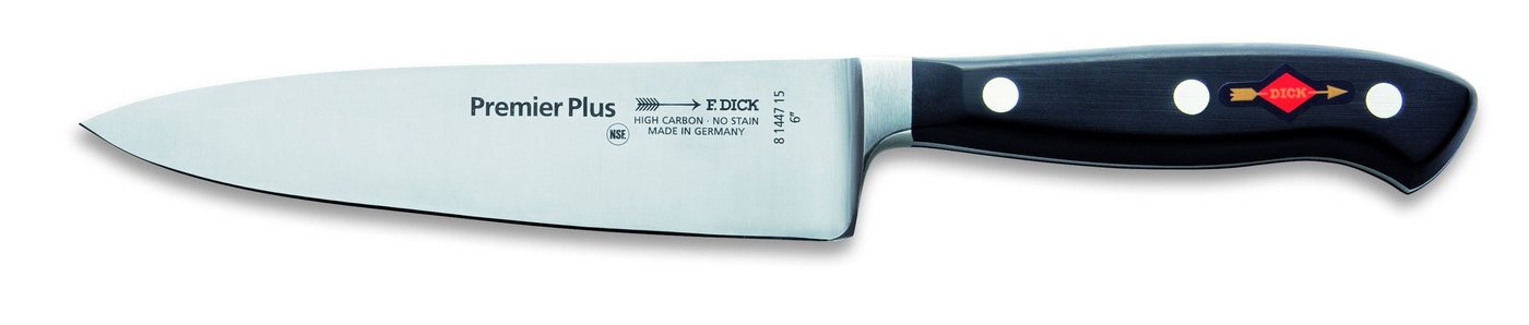 F. DICK Kochmesser Premier Plus Messer Klinge 15 cm, Stahl rostfrei von F. DICK